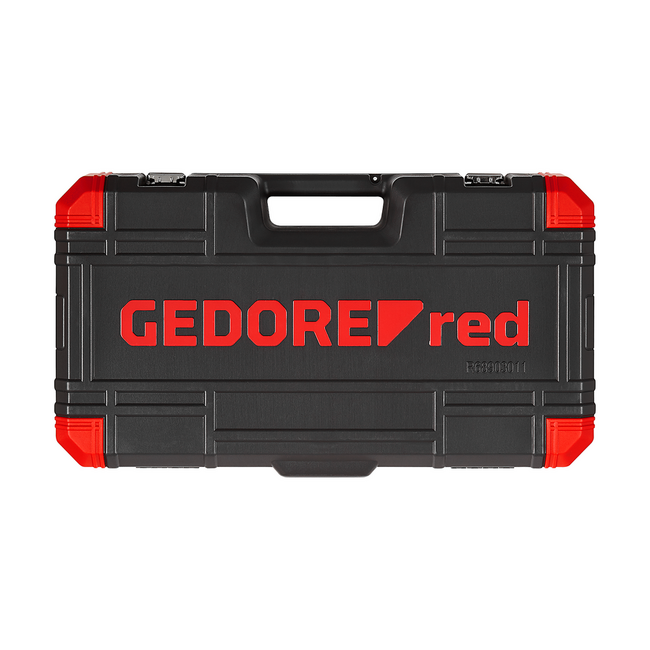 Gedore RED Wielmontageset 11-delig: telescoopratel 1/2", momentsleutel 40-200 Nm, slagdoppen 17/19 mm, koffer - R68903011