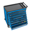 Gedore Gereedschapswagen XL met 7 laden en gereedschapassortiment personenauto 466-delig, Check-Tool, blauw - 2005 XL-S-466