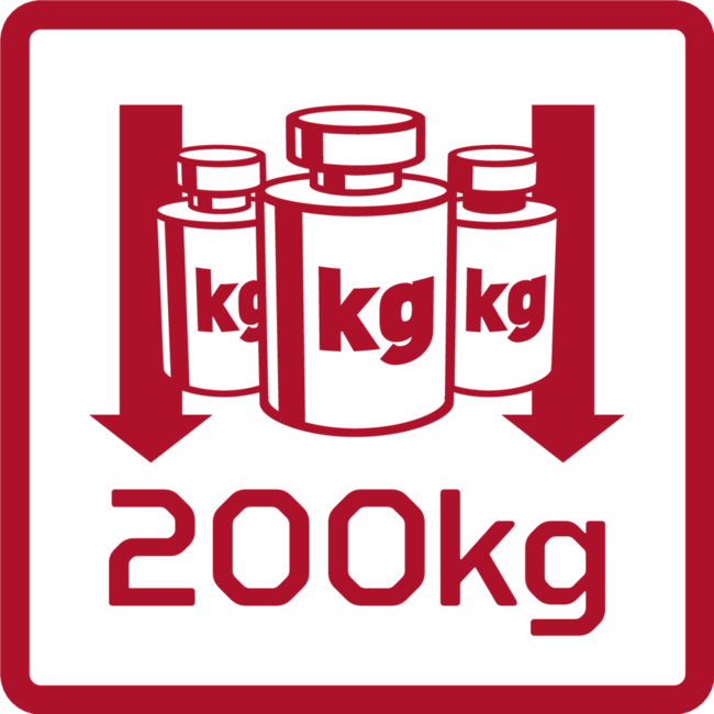 Gedore RED Werkstattwagen GEDWorker mit 5 Schubladen und Werkzeugsatz 119-teilig in Schaumstoffmodulen, Check-Tool - R21562005