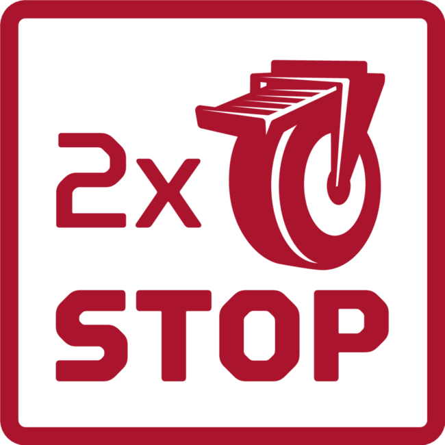 Gedore RED Tool set in t.trolley WINGMAN red 129pcs