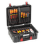 Gedore RED Gereedschapskoffer elektricien 89-delig: VDE-schroevendraaiers en -tangen, striptang, dopsleutelset 1/4" - R21652089