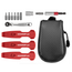 Gedore RED Fietsgereedschapset onderweg 13-delig: bandenlichters, bits, dop 10 mm, ratel 1/4", compacte tas - R21702013