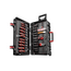 Gedore RED Gereedschapstrolley MEISTER XXL 124-delig, stof- en waterdicht, met wielen: bitbox, dopsleutelset, tangen - R21902124