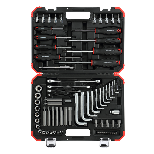 Gedore RED Montageset TX in koffer, 75-dlg
