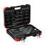 Gedore RED TX tool set 1/4" + 1/2" 75-piece: E4-E24 TX sockets, T7-T60 bits, screwdrivers, L-keys, box wrenches - R68003075
