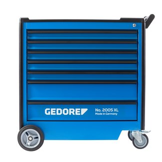 Gedore Tool cart XL with 7 drawers, empty, blue