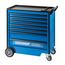 Gedore Gereedschapswagen XL 1021 x 605 x 1020 mm met 7 laden, leeg, 60 kg per lade, afsluitbaar, RAL 5017 - 2005 XL 0520