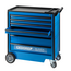 Gedore Tool cart XL 1021 x 605 x 1020 mm with 7 drawers, empty, 60 kg per drawer, lockable, RAL 5017 - 2005 XL 0520