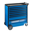 Gedore Gereedschapswagen XL 1021 x 605 x 1020 mm met 7 laden, leeg, 60 kg per lade, afsluitbaar, RAL 5017 - 2005 XL 0520