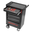 Gedore RED Gereedschapswagen GEDWorker 963 x 685 x 462 mm met 5 laden, leeg, 20 kg per lade, afsluitbaar, zwart - R20152205