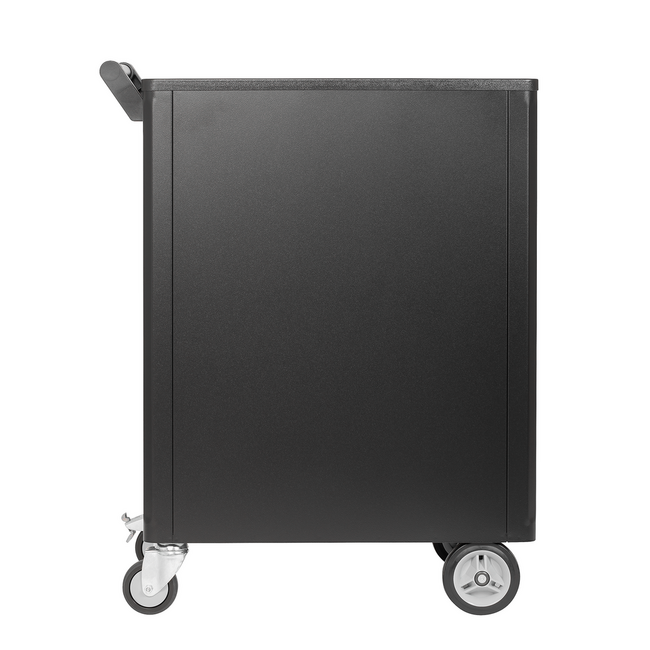 Gedore RED Werkstattwagen GEDMaster 999 x 790 x 470 mm mit 7 Schubladen, leer, 40 kg je Schublade, abschließbar, schwarz - R20202207