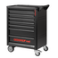 Gedore RED Werkstattwagen GEDMaster 999 x 790 x 470 mm mit 7 Schubladen, leer, 40 kg je Schublade, abschließbar, schwarz - R20202207