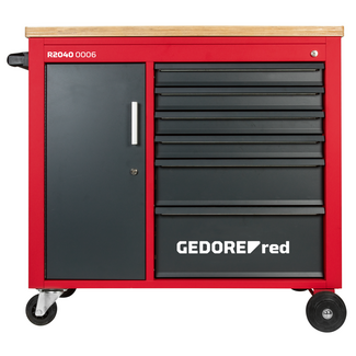 Gedore RED Verrijdbare werkbank MECHANIC PLUS 6 laden, 988 mm