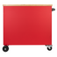 Gedore RED Werkstattwagen MECHANIC PLUS 988 x 431 x 935 mm, 6 Schubladen und Schrank, Holzarbeitsplatte, abschließbar - R20400006