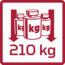 Gedore RED Werkstattwagen MECHANIC PLUS 988 x 431 x 935 mm, 6 Schubladen und Schrank, Holzarbeitsplatte, abschließbar - R20400006