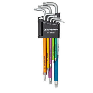 Gedore RED Offset screwdr. set TX T10-50 9pcs with