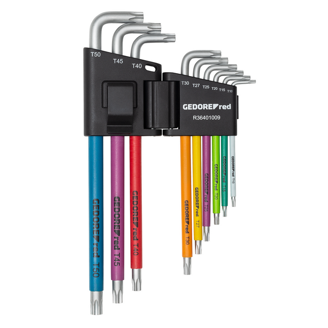 Gedore RED Offset screwdr. set TX T10-50 9pcs with