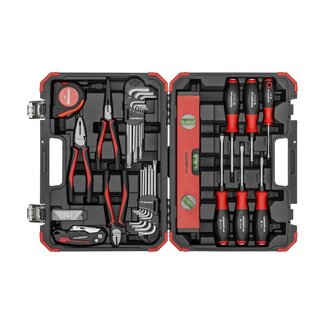 Gedore RED Tool set 43-piece for measuring, cutting and driving