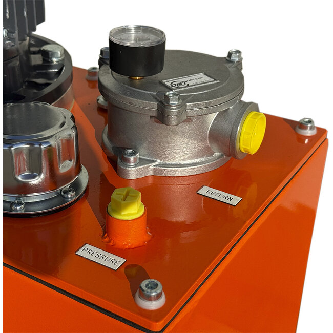Hydrauliek aggregaat stalen tank 3 kW - 35L - 6 cc