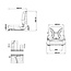 METARO Mechanically suspended forklift seat B12 PVC