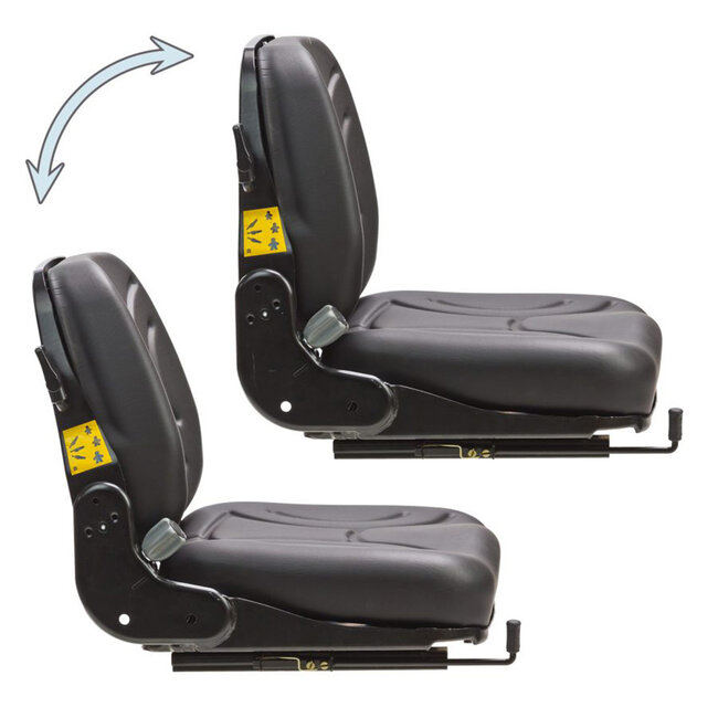 METARO Mechanically suspended forklift seat PVC