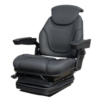 METARO Luchtgeveerde trekkerstoel met stoffen bekleding - Fendt  Farmer 300, Farmer 400, Favorit 500,  Favorit 600,  Favorit 700,  Favorit 800, Favorit 900,  300, F 400, 700,  800, 900,  Geräteträger, Xylon