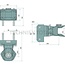 Scharmüller Kupplung - 777055145011, 04301427, 5.5145.011-A02, 05.5145.011-A02 | passend für: Deutz-Fahr | Serie: DX AgroPrima | Kategorie: Zugmäuler | Ausführung: Absteckbar mit Konsole | Farbe: Schwarz | Ausladung: 211 mm | Bohrung: M20 mm | D-Wert: 82,4 kN | Gewin