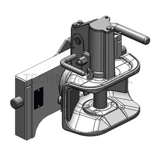 Scharmüller Automatic jaw rail width 320 mm, coupling pin 31 mm