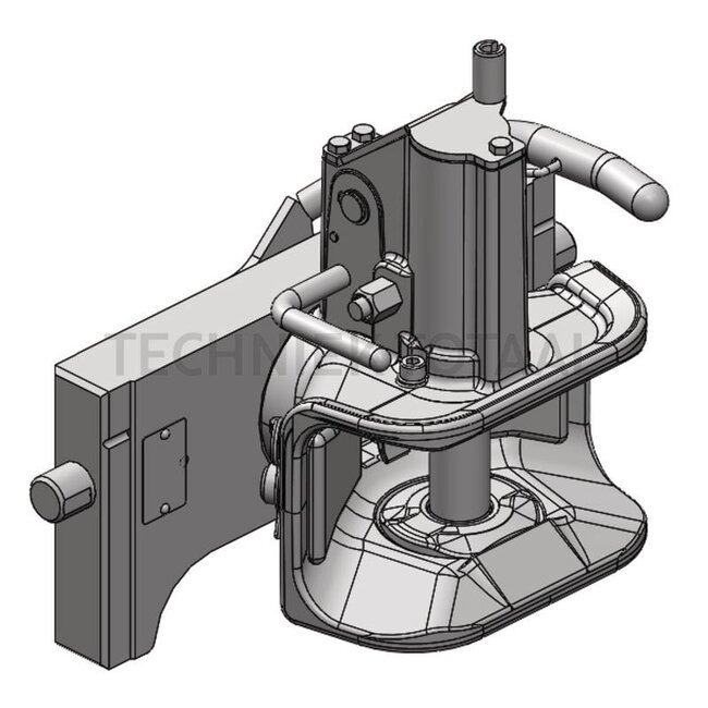 Scharmüller Zugmaul Automatisch Schienenbreite 320 mm, Kupplungsbolzen 31 mm