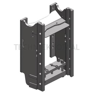 Scharmüller Trekhaakframe voorbereid trekpendel 390/25/32 mm, 4000 kg, zwart
