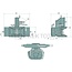 Scharmüller Trekhaak - 777033293221, 3.3293.221-A02, 03.3293.221-A02 | Railbreedte: 330 mm | Vergrendelpen Ø: 20 mm | Geleidebreedte: 30 mm | Koppelingspen: 38 mm | Oplegdruk: 2000 kg | D-waarde: 82,4 kN | Kleur: zwart | Omschrijving: In hoogte verstelbaar met hand