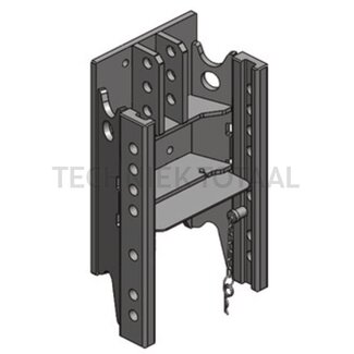 Scharmüller Anhängebock 330/25/32 mm, 2000 kg, schwarz MB-Trac 65/70