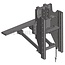 Scharmüller Anhängebock MB-Trac 1300-1800 1100 Bj.76-87, - 3t S - 77700136002 | D-Wert: 89,3 kN | Rastbolzen Ø: 25 mm | Führungsbreite: 32 mm | Schienenbreite: 330 mm | Stützlast: 3500 kg | Farbe: Schwarz | Ausführung: Standard | Kategorie: Lagerböcke
