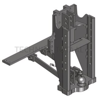 Scharmüller Drawbar frame 330/25/32, 3000 kg, Mercedes Benz MB-Trac 1100 - 1800