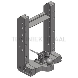 Scharmüller Drawbar frame HVLB K80 W390 S32, 120,2 kN, 4000 kg