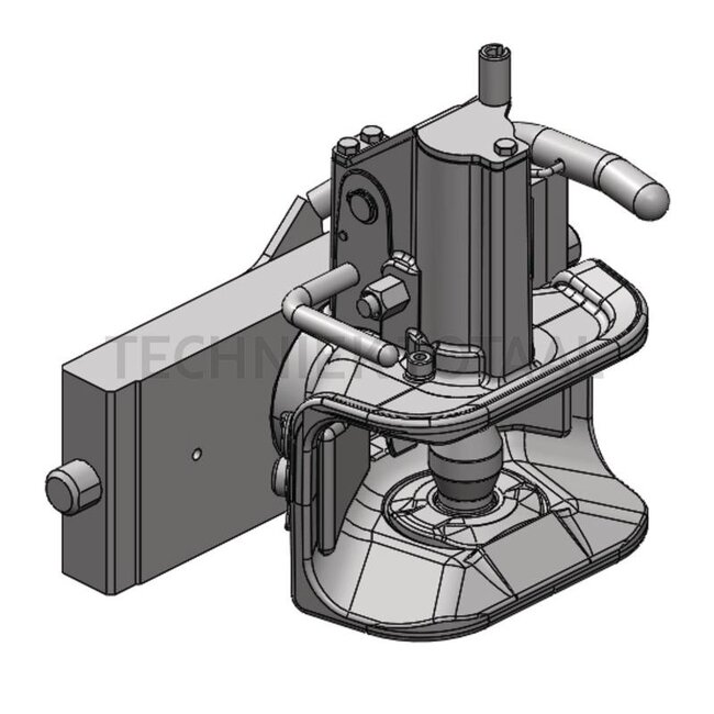 Scharmüller Zugmaul Automatisch Schienenbreite 333 mm, Kupplungsbolzen 38 mm