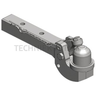 Scharmüller Pick-Up Hitch Einsätze 80 Schaft 70 x 70 mm, Bohrung 22,5 mm