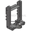 Scharmüller Anhängebock HVLB W390 S32 - 77700169811-A17 | D-Wert: 120,2 kN | Rastbolzen Ø: 25 mm | Führungsbreite: 32 mm | Schienenbreite: 390 mm | Stützlast: 4000 kg | Farbe: JD-Grün | Verriegelung: Kugel 80 Manuell | Ausführung: Standard | Kategorie: Lagerböcke