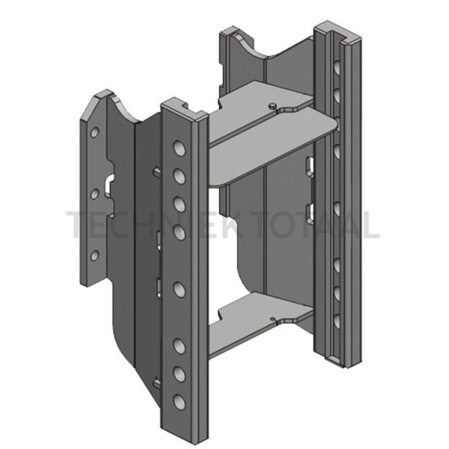 Scharmüller Anhängebockrahmen Standard 330/25/32 mm, 2000 kg, CNH Dunkelgrau