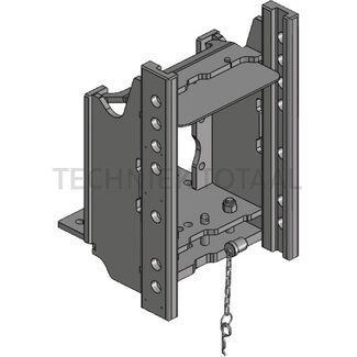 Scharmüller Trekhaakframe voorbereid trekpendel 330/25/32 mm, 34,5 kN John Deere