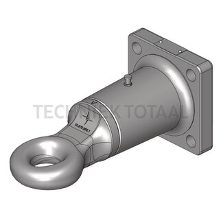 Scharmüller Trekoog Ø 50 mm ring draaibaar, 4-gaats 120 x 120 mm, M20, 290 mm