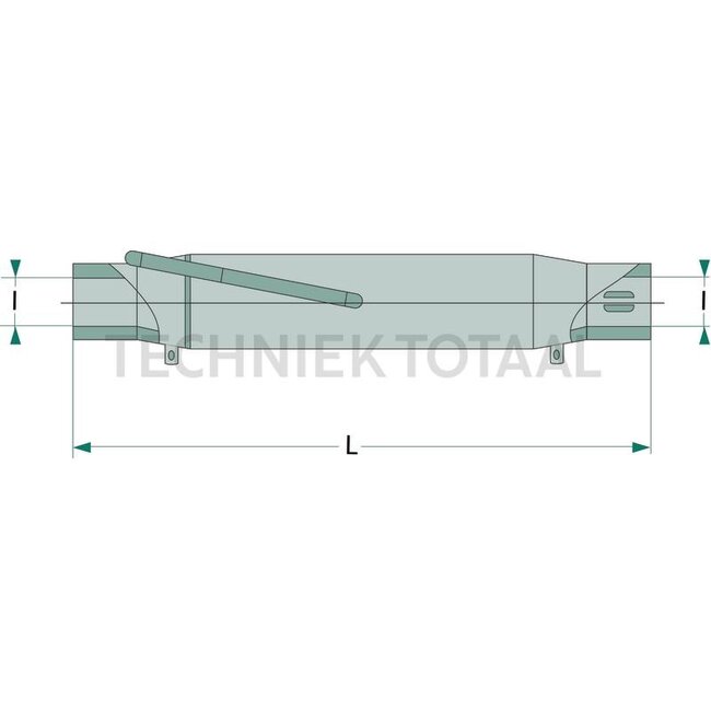 GRANIT Bush - 20099147 | Version: With grease nipple | I: M36 x 3 mm | L: 440 mm