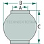 GRANIT Top link ball cat. 3 - 4 | Ø 32 mm | 78 x 63 mm