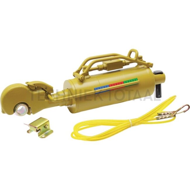Walterscheid Hydraulischer Oberlenker - 395207240, 1207240 | A Kat.: 3 / 32 | B Kat.: 3 / 32 | F: 562 / 747 mm | Zylinder-Ø innen E: 105 mm | Sperrblock: oben | Zugkraft: 11,7 t | Hub: 185 mm | L2: 562 mm | Leistung bis kW: 147 (200) PS | Beschreibung: Zugkraft in t b