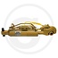 Walterscheid Hydraulischer Oberlenker - 395309536, 1309536 | A Kat.: 3 / 32 | B Kat.: 3 / 32 | F: 537 / 722 mm | Zylinder-Ø innen E: 70 mm | Sperrblock: oben | Zugkraft: 5,6 t | Hub: 185 mm | L2: 537 mm | Leistung bis kW: 110 (150) PS | Beschreibung: <b>Produktvorteil