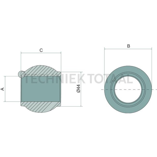 GRANIT Oberlenkerkugel Heavy Duty Kat. 3 | Ø 32 mm | 60 x 51 mm - 1202484