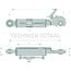 GRANIT Hydraulische topstang cat. 2, 590 - 800 mm, slag 210 mm, Ø 80 mm | 20926004-SAP, 020926004-SAP, Y804021AF