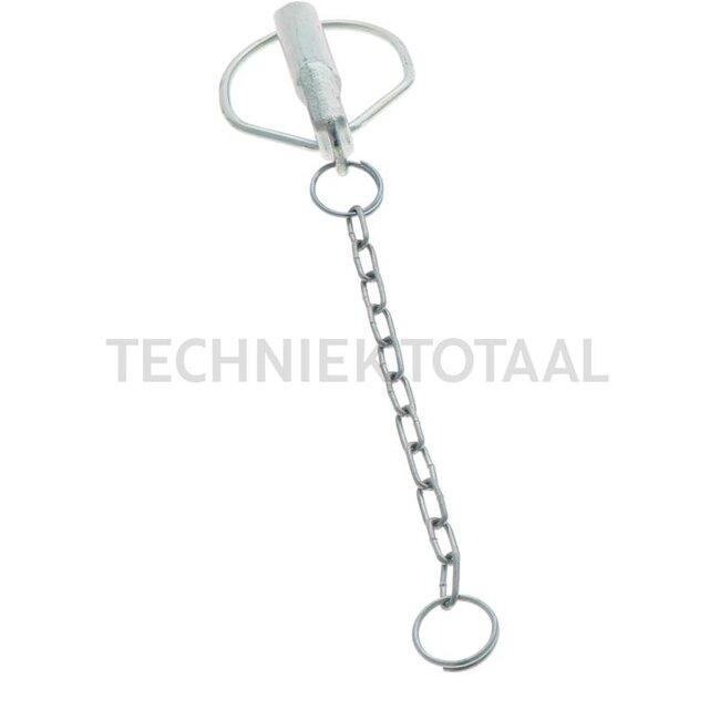 Walterscheid Klappstecker Kat.3 - 395305854, 1305854 | Ausführung: verzinkt | A: 17 mm | B: 61 mm | Menke-Nr.: 23892
