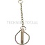 Walterscheid Klappstecker Kat.2 - 395305855, 1305855 | Ausführung: verzinkt | A: 12 mm | B: 52 mm | Menke-Nr.: 23893