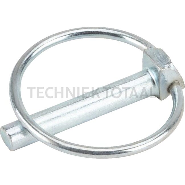 GRANIT Klappstecker-Satz - 100 Stück - 20023263/100 | Ausführung: verzinkt | A: 8 mm | C: 41 mm | F: 47 mm